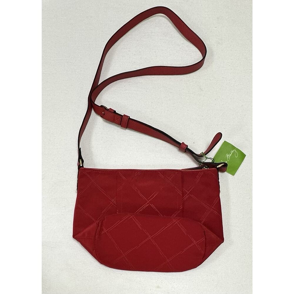 NWT Vera Bradley PREPPY POLY CROSSBODY Shoulder Bag in TANGO RED purse 14896-480 - Picture 8 of 11